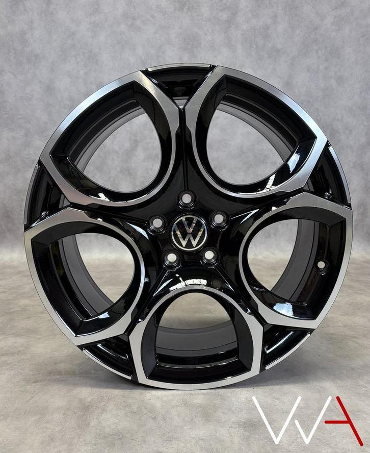 1x 19'' Volkswagen Golf 8 Facelift GTI QUEENSTOWN Velg NIEUW, Auto-onderdelen, Banden en Velgen, Band(en), 19 inch, Personenwagen