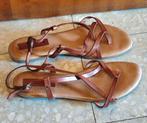 Sandales en cuir pointure 41, Le routard, Enlèvement ou Envoi, Brun, Porté