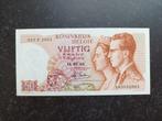 50 francs 1966 FDC Esselen !, Timbres & Monnaies, Billets de banque | Belgique, Enlèvement ou Envoi, Billets en vrac