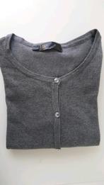 Bpc collection : grijs vest cardigan mooie knoopjes , mt M, Kleding | Dames, Truien en Vesten, Maat 38/40 (M), Ophalen of Verzenden