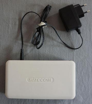 SITECOM 5 port netwerk switch.