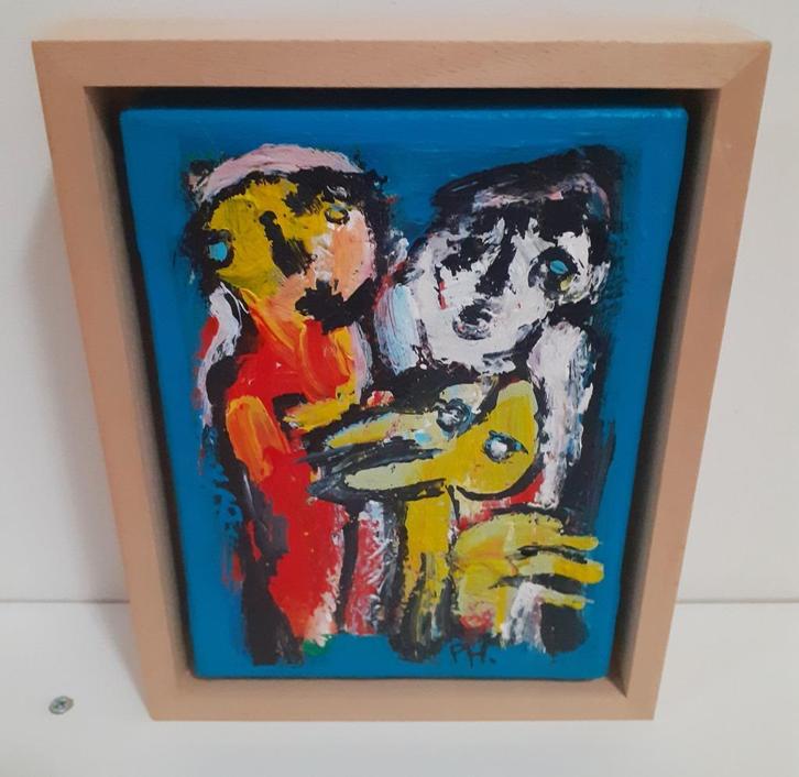 Peter Hermans, 'Vogel', Antiek en Kunst, Kunst | Schilderijen | Modern, Ophalen of Verzenden