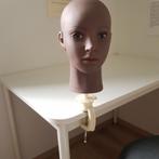 hoofdsteun met tafelhouder voor pruik of haarstukje, Ophalen of Verzenden, Zo goed als nieuw, Pruik of Haarverlenging