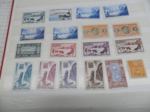 Saint-Pierre en Miquelon 18 zegels nieuwstaat zie foto's, Postzegels en Munten, Postzegels | Europa | Frankrijk, Postfris, Ophalen of Verzenden