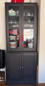 Vitrine rangement HAVSTA noir, Ophalen, Zo goed als nieuw