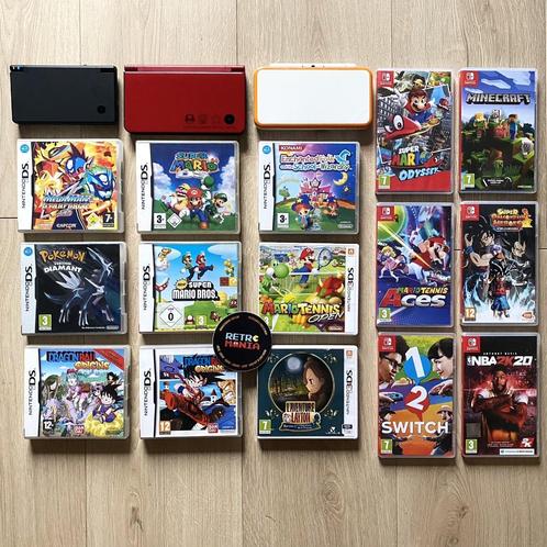 Nintendo DS/2DS-console + spellen, Games en Spelcomputers, Games | Nintendo DS, Zo goed als nieuw, Ophalen of Verzenden