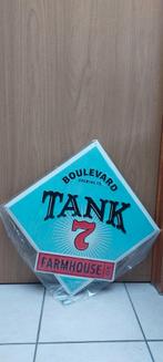 Enseigne publicitaire originale Tank 7 bière (neuve dans son, Collections, Marques de bière, Panneau, Plaque ou Plaquette publicitaire
