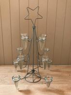 sapin de Noël en métal avec 12 porte-bougies en verre, Enlèvement