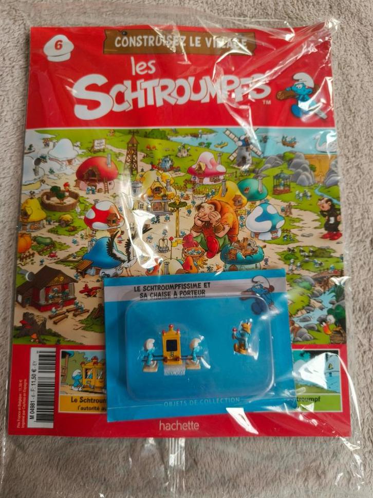 Village Schtroumpfs Hachette N6, Verzamelen, Smurfen, Nieuw, Poppetje, Figuurtje of Knuffel, Overige Smurfen, Verzenden