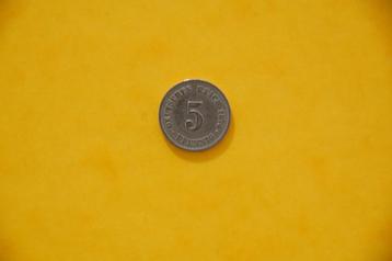 REICH : 5 Pfennig 1876 F in zeer goede staat beschikbaar voor biedingen