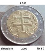2 Euromunten Slowakije, Timbres & Monnaies, Monnaies | Europe | Monnaies euro, 2 euros, Slovaquie, Enlèvement ou Envoi, Monnaie en vrac