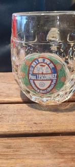 Oud email bierglas biere Paul lescornez, Verzamelen, Ophalen of Verzenden