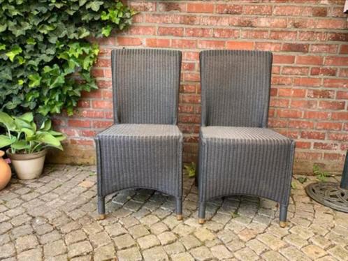 2 stoelen of tuinstoelen vincent sheppard grijsblauw -, Tuin en Terras, Tuinstoelen, Ophalen