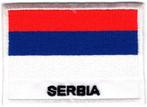 Servië stoffen opstrijk patch embleem, Verzenden, Nieuw