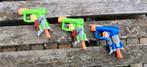 Nerf zombie jolt (2) / blauwe jolt handpistolen, Kinderen en Baby's, Gebruikt, Ophalen