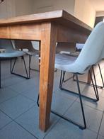 Eettafel  teak, Teck, Cinq personnes ou plus, Carré, Enlèvement