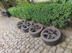 Velgen 17duim VW Golf met winterbanden, Auto-onderdelen, Ophalen, Velg(en), 17 inch, Winterbanden