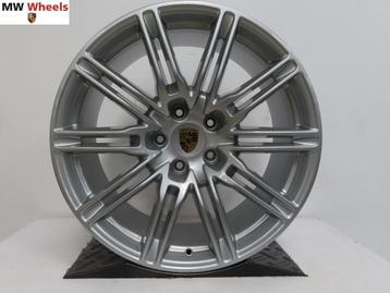 Porsche 21 inch Origineel Cayenne GTS velgen zilver nieuw beschikbaar voor biedingen