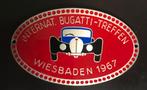 Bugatti autoschild BUGATTI-TREFFEN WIESBADEN 1967, Verzamelen, Overige Verzamelen, Zo goed als nieuw, Verzenden