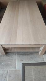 Eiken salontafel 200 x 100 cm, Huis en Inrichting, Tafels | Salontafels, Eikenhout, 50 tot 100 cm, Zo goed als nieuw, 150 tot 200 cm