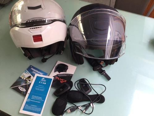 Caberg helmen + Cardo oortjes, Motoren, Kleding | Motorhelmen, Dames, Heren, Jethelm, S, Caberg, Tweedehands, Ophalen