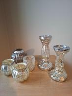 Set Riviera Maison kandelaars, Ophalen, Zo goed als nieuw, Zilver