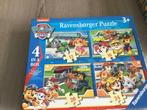 Ravensburger 4 in 1 puzzel Paw Patrol, Ophalen, 10 tot 50 stukjes, Zo goed als nieuw, 2 tot 4 jaar