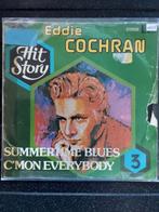 45T Eddie Cohran - Summertime blues/C'mon everybody, Gebruikt, Overige genres, 7 inch, Single