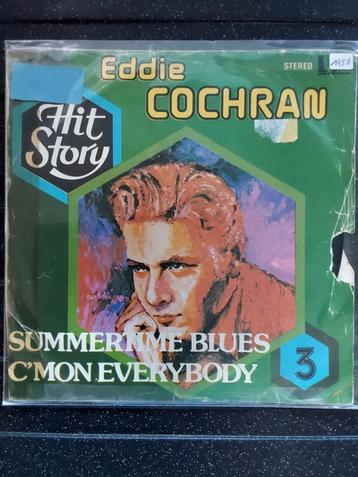45T Eddie Cohran - Summertime blues/C'mon everybody beschikbaar voor biedingen