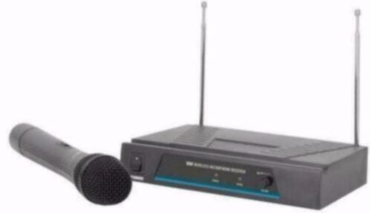 Draadloze VHF microfoon tot 50 meter 804-E, Muziek en Instrumenten, Microfoons, Nieuw, Ophalen of Verzenden