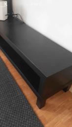 Table TV noir 120x35x36 cm, TV, Hi-fi & Vidéo, Accessoires de télévision, Comme neuf
