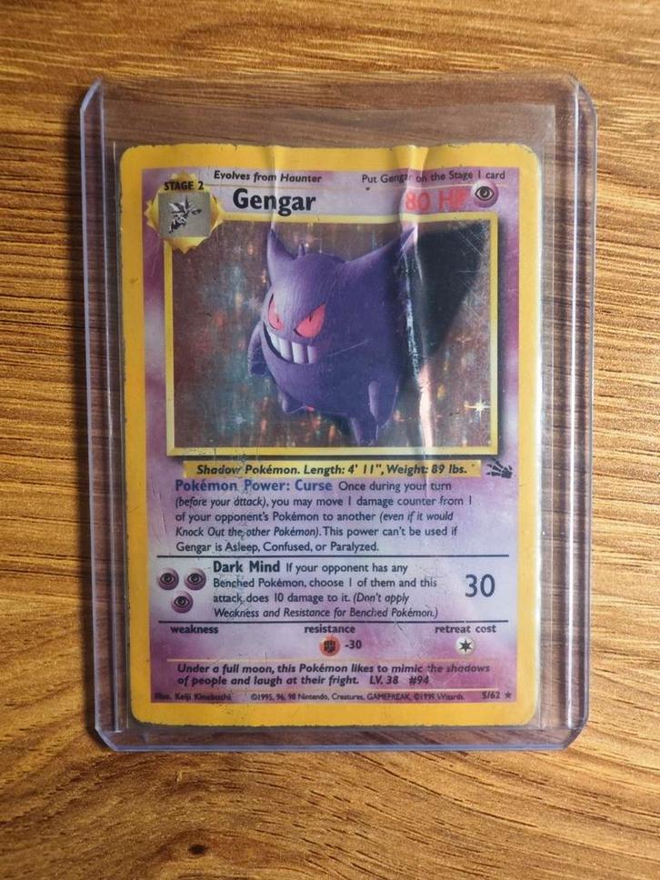 Gengar POOR, Hobby en Vrije tijd, Verzamelkaartspellen | Pokémon, Gebruikt, Ophalen of Verzenden
