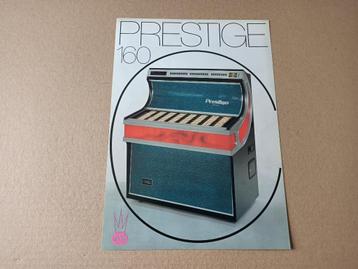 Flyer: NSM Prestige 160 (1973) jukebox   beschikbaar voor biedingen