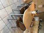 Keukentafel, Huis en Inrichting, Ophalen, 50 tot 100 cm, Zo goed als nieuw, Vijf personen of meer
