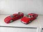 2x Ferrari : F40 & Testarossa , oltimers , scale model 1:18, Hobby en Vrije tijd, Modelauto's | 1:18, Ophalen of Verzenden, Auto