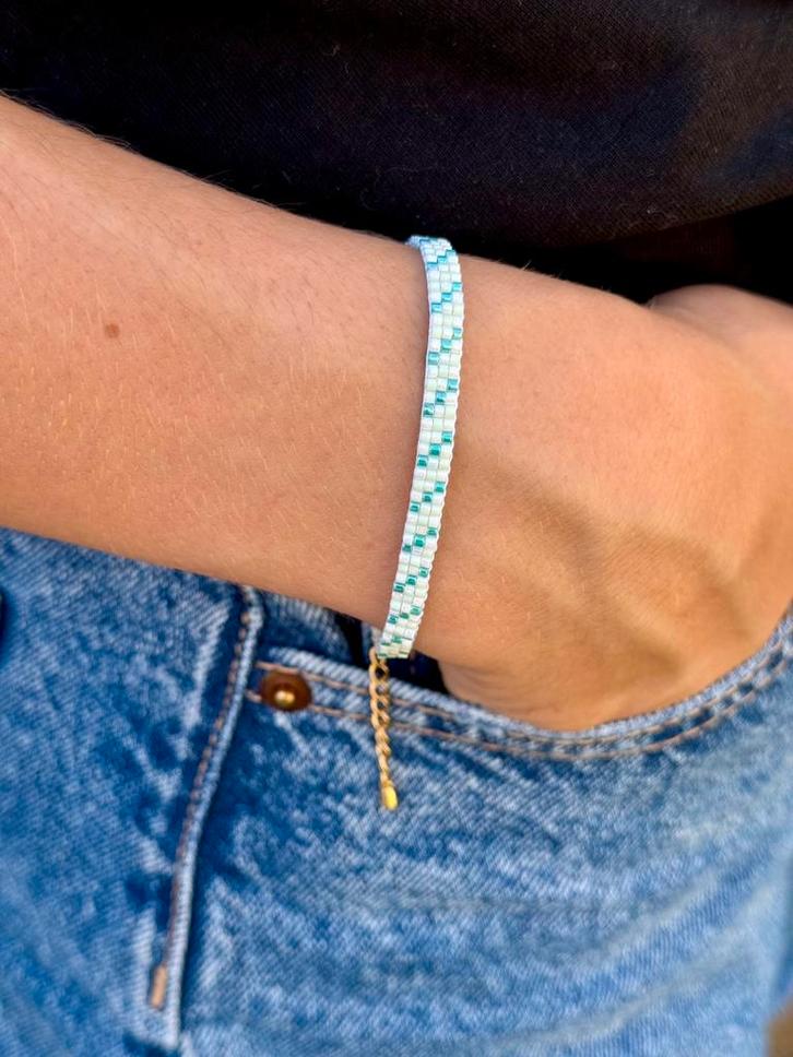 Miyuki kralenarmband, Handtassen en Accessoires, Armbanden, Nieuw, Overige materialen, Overige kleuren, Met bedels of kralen, Ophalen of Verzenden