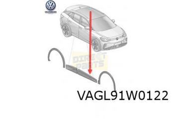 Volkswagen ID.4/ID.5 stootlijst voorportier Rechts (GRU) Ori beschikbaar voor biedingen
