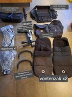 Tweeling buggy, bugaboo donkey, Kinderen en Baby's, Kinderwagens en Combinaties, Gebruikt, Bugaboo, Verstelbare duwstang, Ophalen