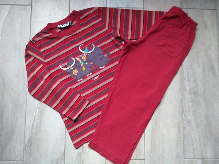 ★ M116 - Pyjama woody thema mamoet, Kinderen en Baby's, Kinderkleding | Maat 116, Gebruikt, Jongen, Nacht- of Onderkleding, Ophalen of Verzenden