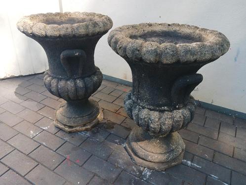 1 paar tuinvazen vintage, antiek, art deco, Tuin en Terras, Tuinvazen, Ophalen