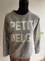 Grijze sweater  Petit Belge als nieuw, Comme neuf, Taille 38/40 (M), Enlèvement, Gris