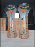 Vazen Legras handgeschilderd, Antiek en Kunst, Antiek | Vazen, Ophalen of Verzenden