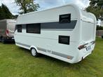 Hobby 470 kmf met stapelbed nieuw, Particulier, Hobby, Vast bed