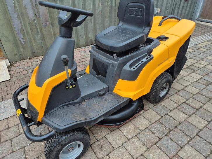 Stiga Combi 1066 HQ Zitmaaier, Tuin en Terras, Zitmaaiers, Gebruikt, Minder dan 90 cm, Elektrische starter, Mulchfunctie, Opvangzak