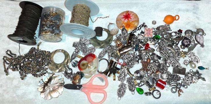 DIY  groot lot om juwelen te maken met hangers, Hobby en Vrije tijd, Kralen en Sieraden maken, Nieuw, Bedel, Verzenden