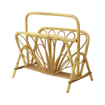 Franse Rotan Lectuurbak Magazinerek Boho Stijl Sixties beschikbaar voor biedingen
