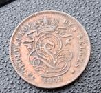 2 cent België 1909, Ophalen of Verzenden, Losse munt