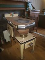 Mini Leuvense kachel, Huis en Inrichting, Kachels, Gebruikt, Vrijstaand, Hout, Plattebuiskachel