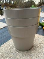 Elho bloembak 3stuks 22 cm doormeter met wieltjes, Tuin en Terras, Bloembakken en Plantenbakken, Ophalen