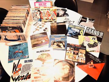 Lot van een 300tal 7 inch singles beschikbaar voor biedingen